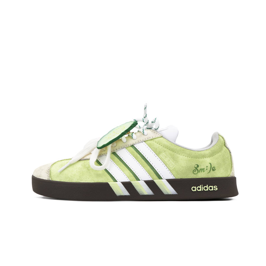 Adidas Adidas VL COURT 2.0 Cushioning, Wear Resistant Low top Skateboard Shoes Unisex White Green