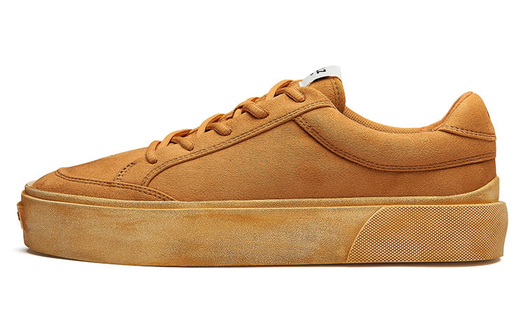 EQLZ EQUALIZER EQLZ EQUALIZER Fault 23 Lo Misprint Shoes Low top Skateboard Shoes Unisex Distressed Brown Suede