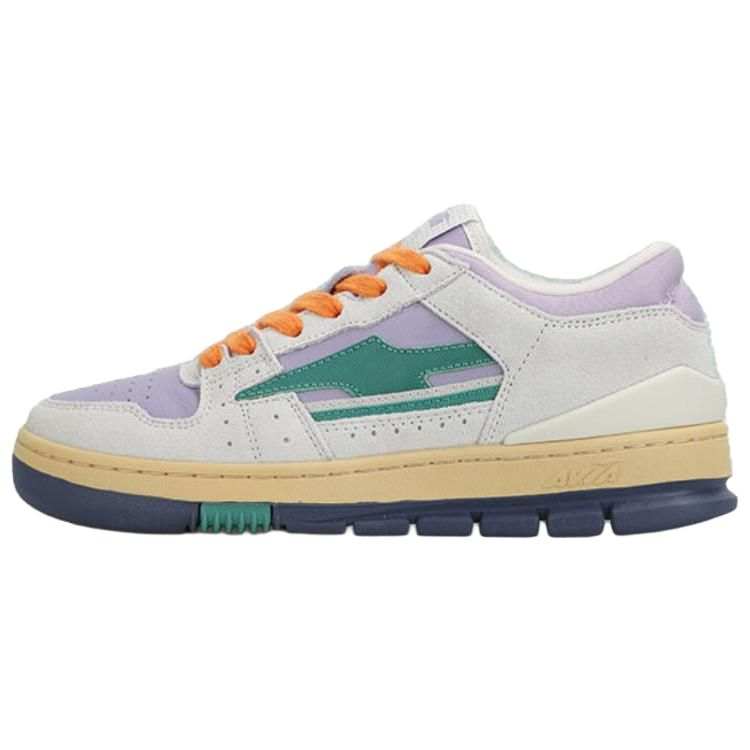 AVIA 825R Slip Resistant Abrasion Resistant Low top Skateboard Shoes Women's White Green Purple