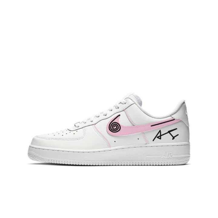 Nike Nike Air Force 1 07 Strawberry Candy Cow Leather Abrasion Resistant Abrasion Resistant Low top Skateboard Shoes Unisex