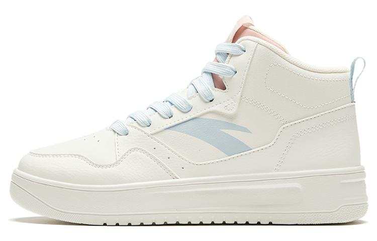 ANTA Skateboard Shoes Women's High Top White