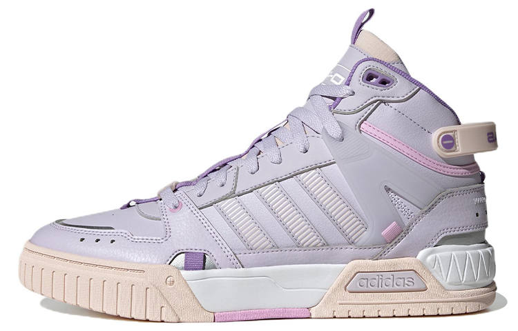 Adidas Neo D PAD Mid Tennis Shoes 'Silver Dawn' Women's