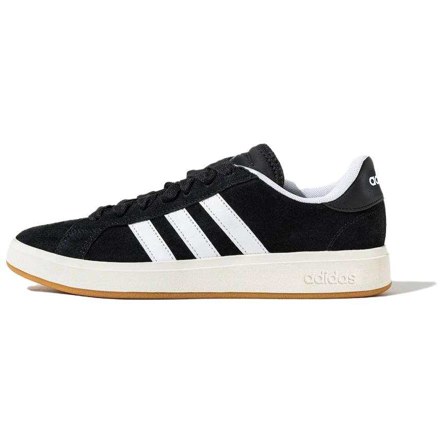 Adidas Adidas Grand Court Base 00s Synthetic Leather Low top Skateboard Shoes Unisex Black White