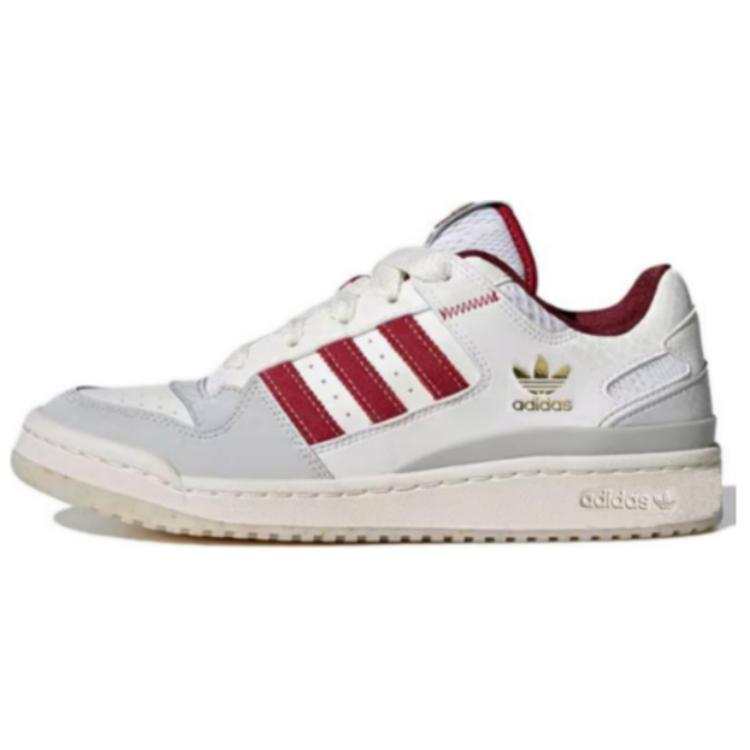 Adidas Originals FORUM 84 Low top Skateboard Shoes Unisex White Red