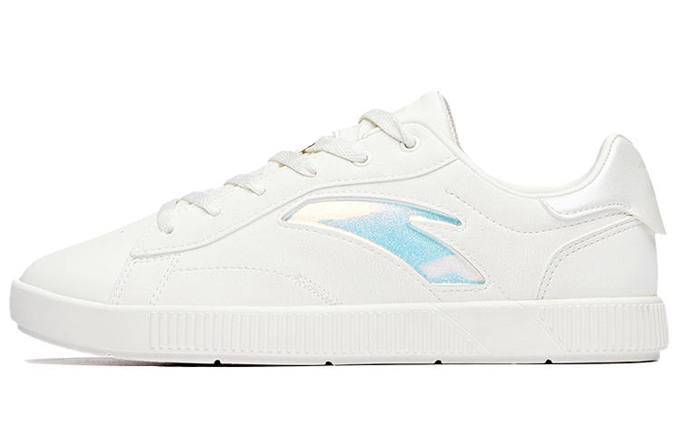 Anta Slip Resistant Abrasion Resistant Low top Skateboard Shoes Women's White
