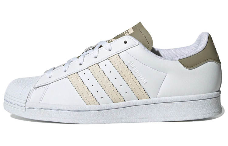 Adidas Originals Adidas Superstar 'White Olive Green' Women's