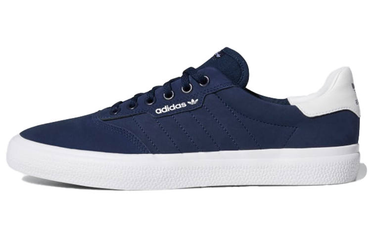 Adidas Originals 3MC Vulc Slip Resistant Slip Resistant Low top Skateboard Shoes Unisex Blue White