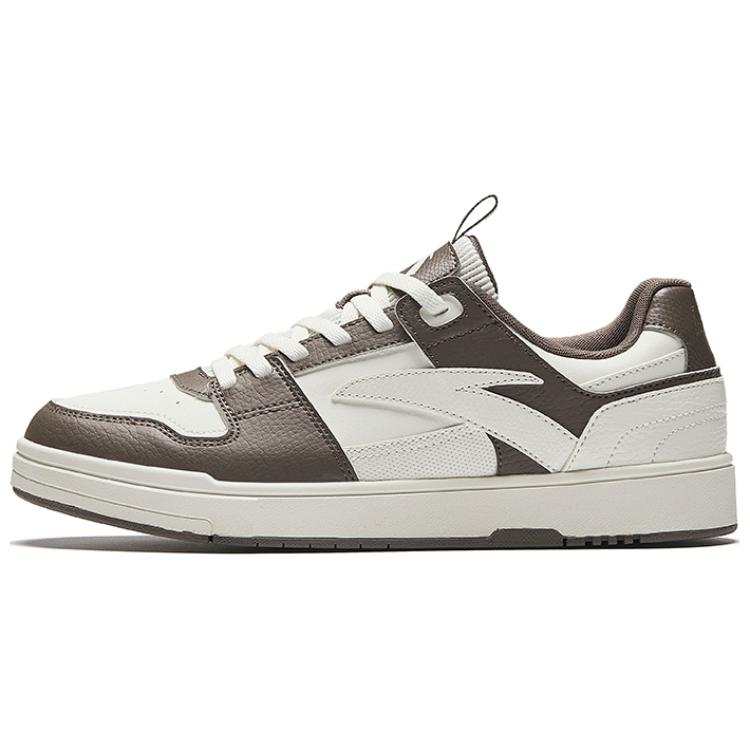 Anta Non slip Lightweight Low top Skateboard Shoes Women's White Umber