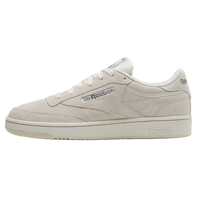 Reebok CLUB C 85 Abrasion Resistant Abrasion Resistant Low top Skateboard Shoes Unisex Gray