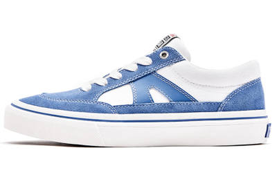 Vision Street Wear Stick Canvas Leather Casual Low top Skateboard Shoes Unisex Carolina Blue