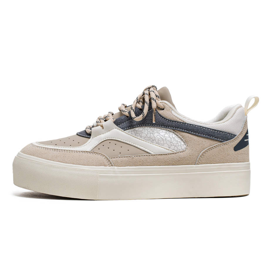 HUANQIU Abrasion Resistant Lightweight Breathable Slip Resistant Low top Skateboard Shoes Men's