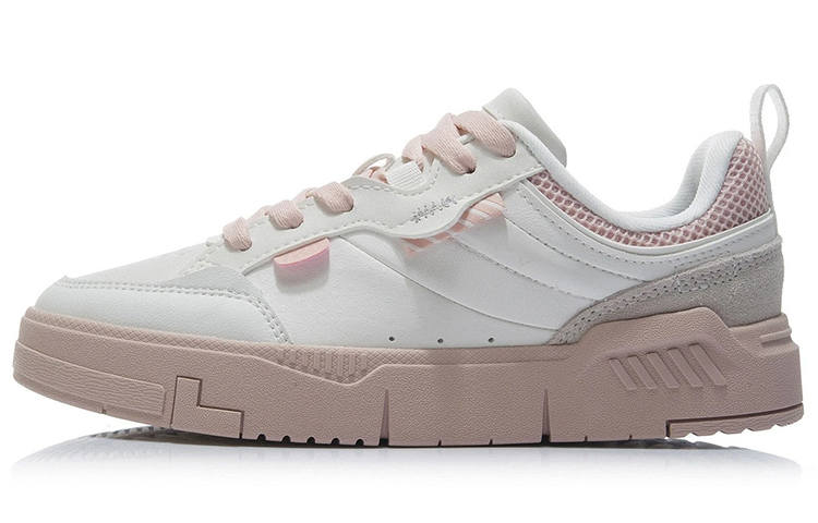Li-Ning Li Ning ACE Slip Resistant Cushioning Abrasion Resistant Low top Skateboard Shoes Women's Pink