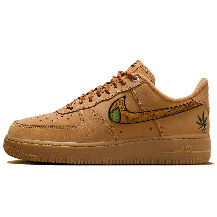 Nike Nike Air Force 1 Flame Of The Instant Shadow, Misty Assault Sharpness Suede Abrasion Resistant Abrasion Resistant