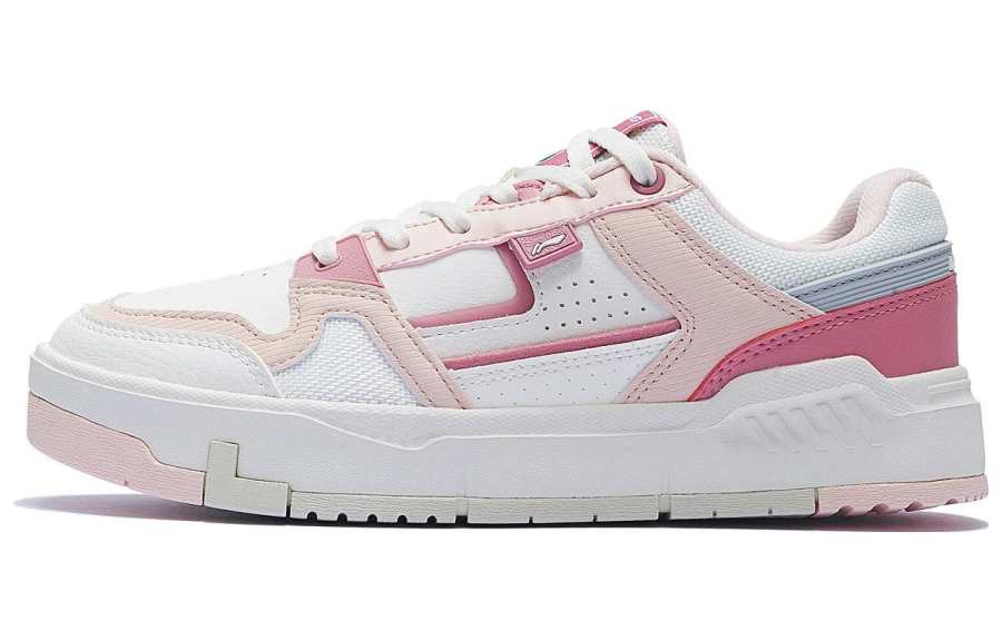 Li-Ning Li Ning ACE V2 Low top Skateboard Shoes Women's Pink White