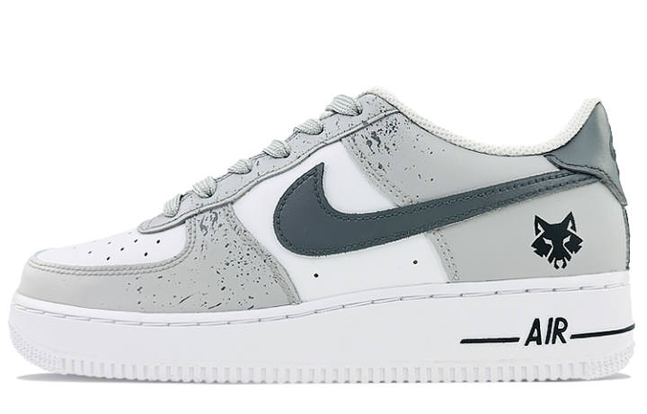 Nike Nike Air Force 1 Low top Skateboard Shoes GS Gray