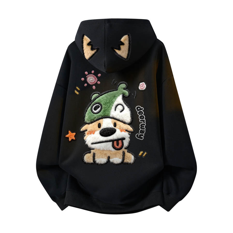 DEERWAY DEERWAY Sweatshirts Unisex Hooded Thickened Regular