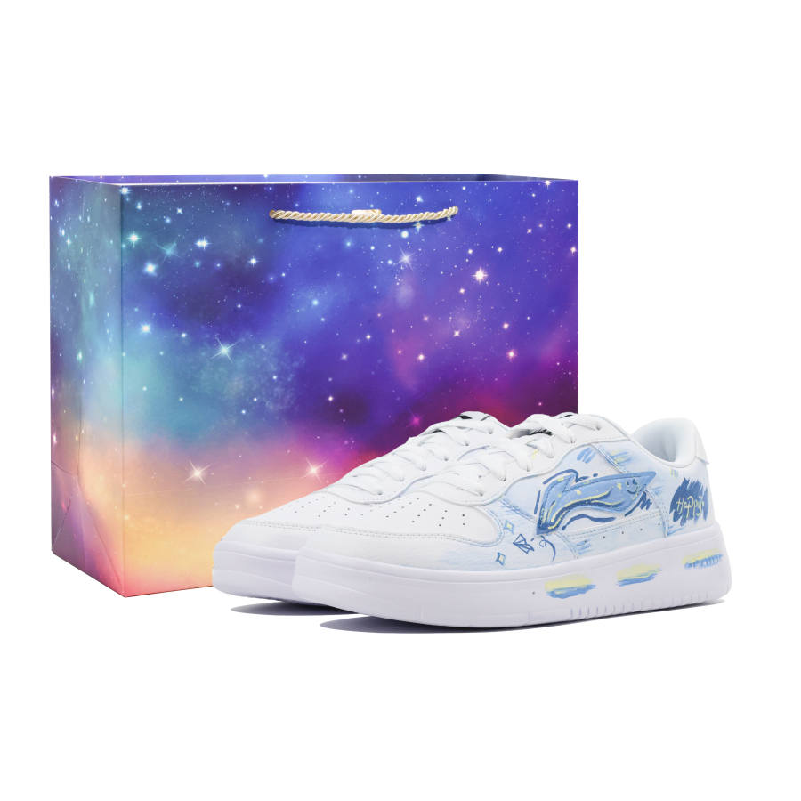 Li-Ning Li Ning Floating Boat Cangmen Dream Chaser Leather Lightweight Breathable Lightweight And Breathable Low top