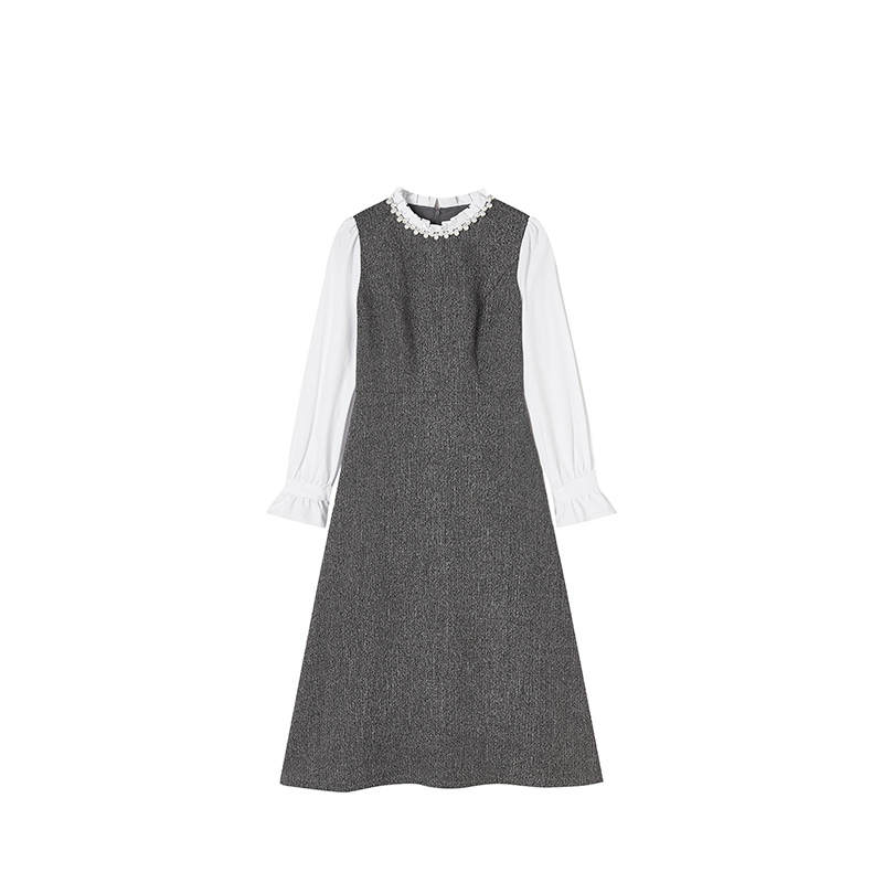 XIANGYING Long Sleeved Dress Women's