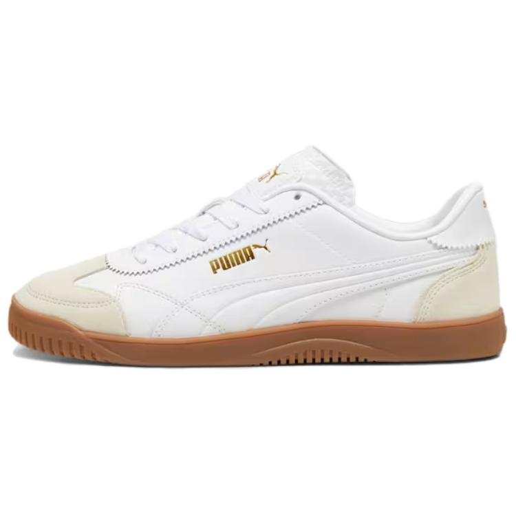 PUMA Club 5v5 Lux Abrasion Resistant Abrasion Resistant Low top German Army Trainers Unisex White