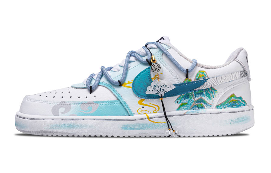 Nike Nike Court Vision 1 Low top Skateboard Shoes Unisex Turquoise
