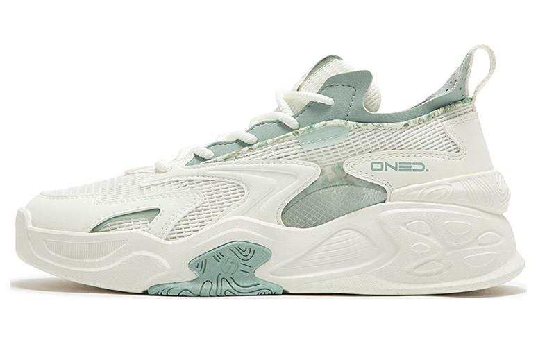 361° Floral Slip Resistant Cushioning Abrasion Resistant Low top Casual Shoes Women's White Green
