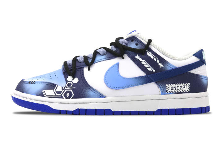 Nike Nike Dunk Low top Skateboard Shoes Men's Blue White