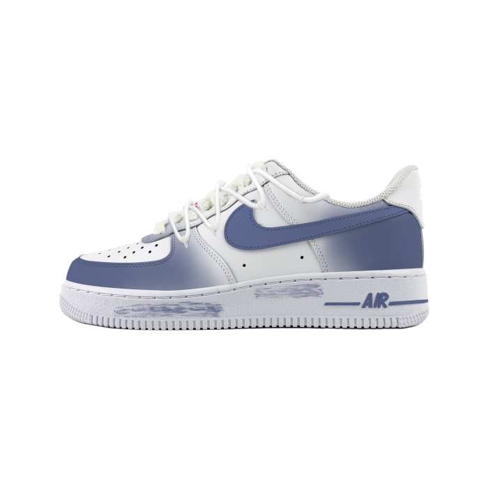 Nike Nike Air Force 1 Low top Skateboard Shoes Women's White Blue