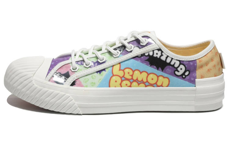 PEAK State Pole Lightweight Abrasion Resistant Low top Skateboard Shoes Women's Purple Orange