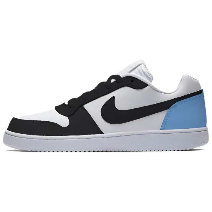 Nike Nike EBERNON Low top Skateboard Shoes Men's Black Blue