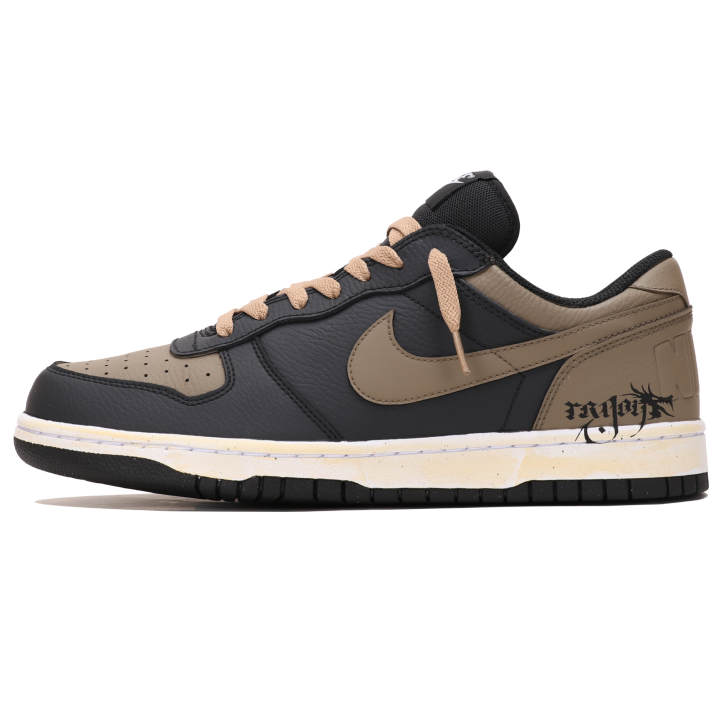 Nike Nike Big Abrasion Resistant Breathable Abrasion Resistant Breathable Low top Skateboard Shoes Men's Brown Black