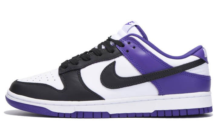 Nike Nike Dunk Slip Resistant Abrasion Resistant Low top Skateboard Shoes Men's Black Purple