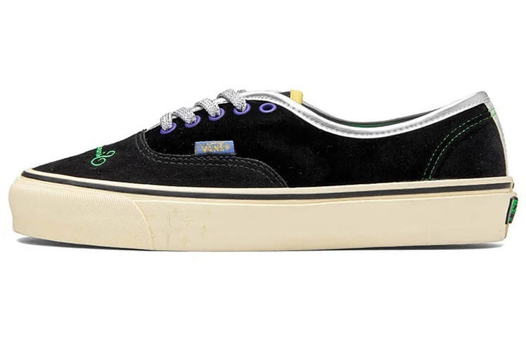 Vans x Feature Authentic LX Sinners Club Part 2 Synthetic Leather Comfortable Low top Skateboard Shoes Unisex Black