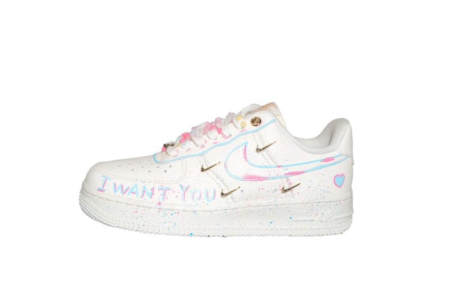 Nike Nike Air Force 1 Abrasion Resistant Abrasion Resistant Low top Skateboard Shoes Women's White