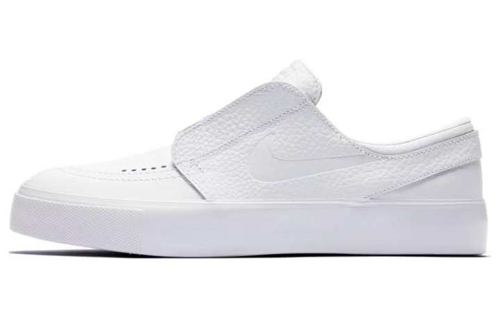 Nike Nike SB Zoom Janoski HT Slip on Cushioning, Wear Resistant Low top Skateboard Shoes Unisex White