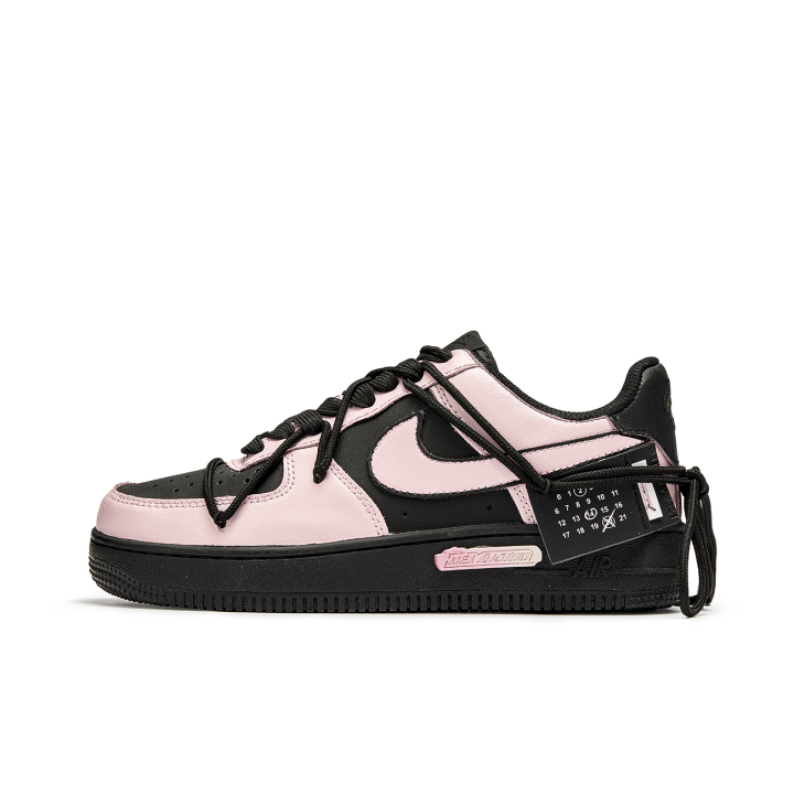 Nike Nike Air Force 1 Freedom Panda, Crimson Night Invitation Slip Resistant Slip Resistant Low top Skateboard Shoes Women's