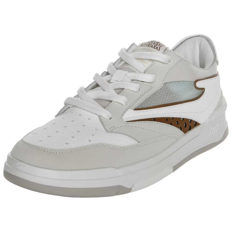 Erke No. 1 Collection Cushioning Low top Skateboard Shoes Men's White Gray Hazelnut