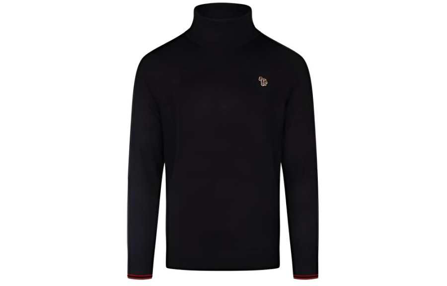 Paul Smith Paul Smith turtleneck zebra-detail sweater