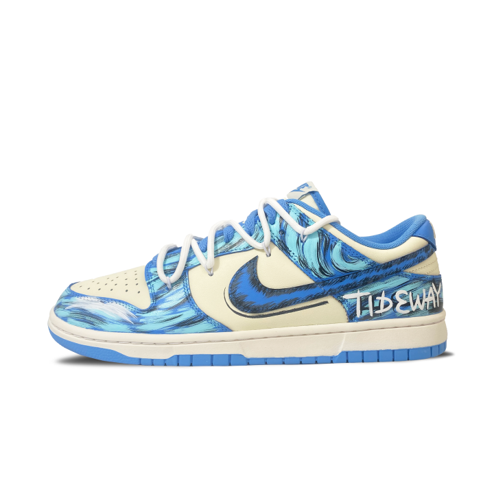 Nike Nike Dunk Abrasion Resistant Low top Skateboard Shoes Unisex Teal