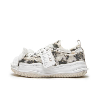 MQMS Shopping Receipt Deconstruction Dissolve Platform Sneakers Slip Resistant, Abrasion Resistant, Height Increasing