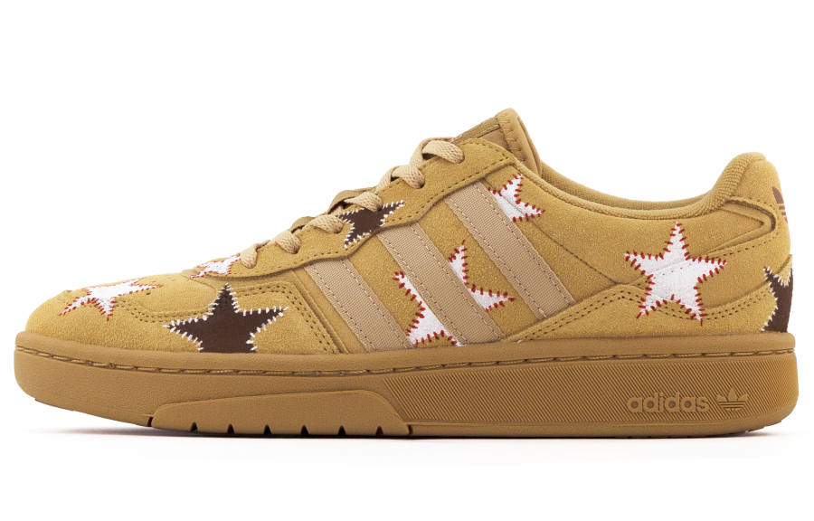 Adidas Originals Courtic Low top Skateboard Shoes Unisex Mustard Yellow