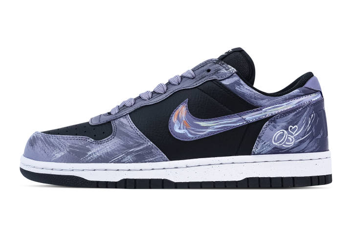 Nike Nike Big Dream Abrasion Resistant Breathable Low top Skateboard Shoes Men's Black Purple