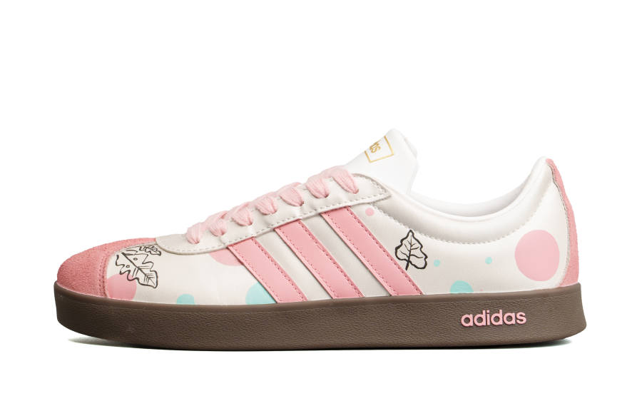 Adidas Adidas Vl Court Classic Cushioning Impact Resistance Low top Skateboard Shoes Unisex