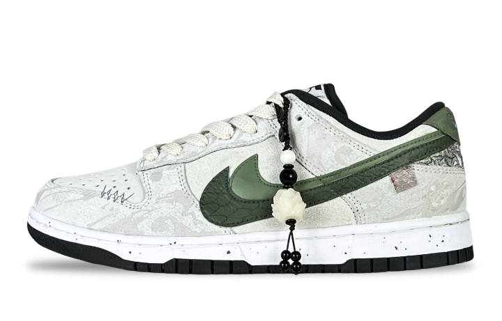 Nike Nike Dunk Slip Resistant Abrasion Resistant Low top Skateboard Shoes Unisex Green