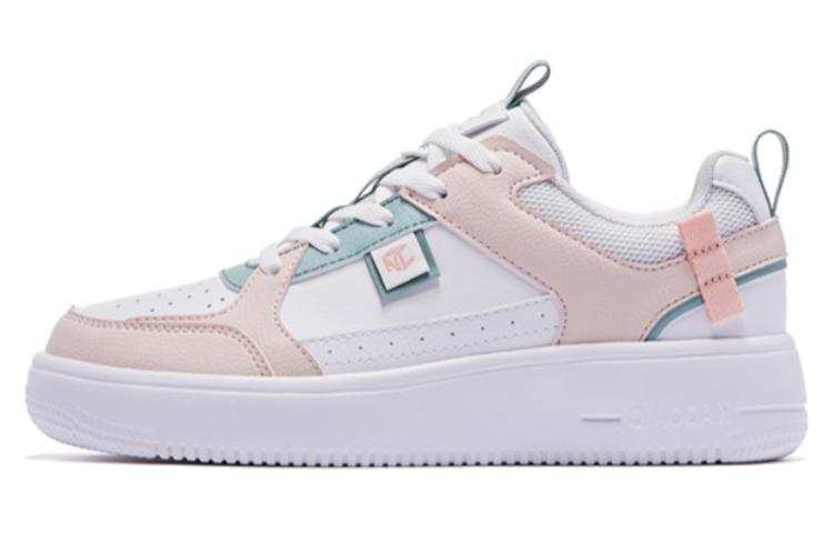 QIAODAN Textile, Synthetic Leather Height Increasing Lightweight Slip Resistant Low top Skateboard Shoes Women's