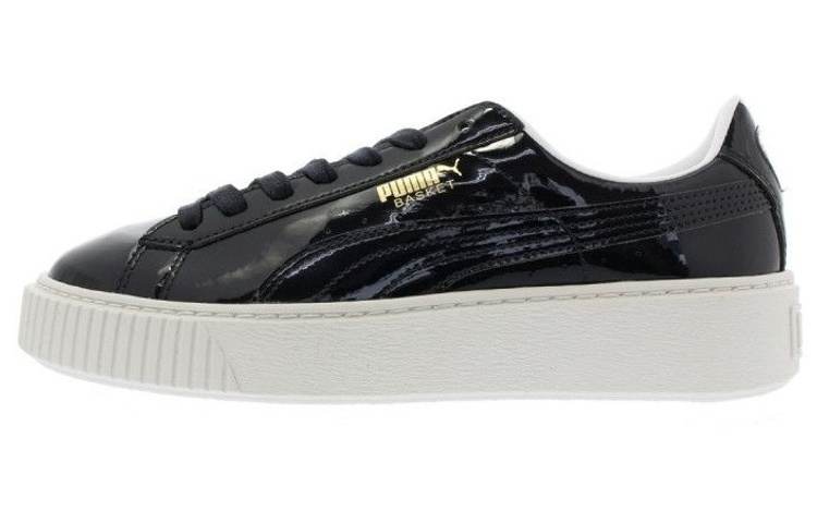 PUMA PUMA Basket Platform Patent Peacoat Women's