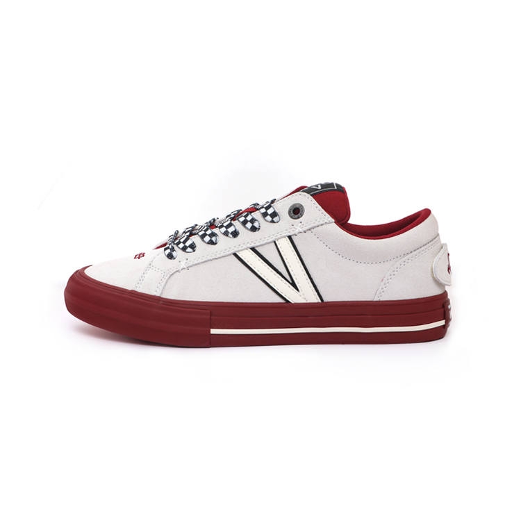 X-JIMSUN X JIMSUN Coverage Cushioning Balance Low top Skateboard Shoes Unisex Bordeaux Red