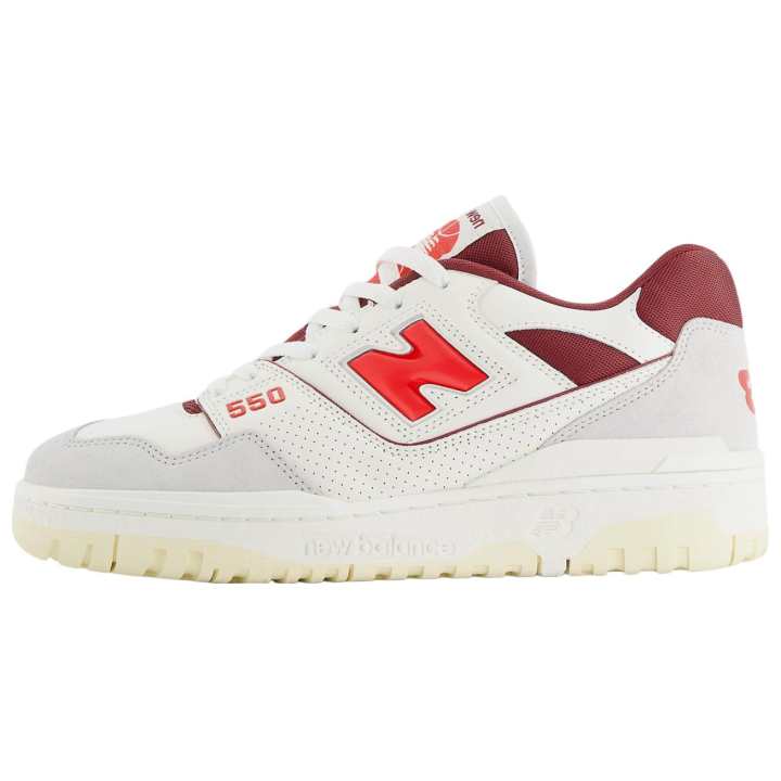 New Balance 550 New Balance 'Sea Salt Grey True Red'