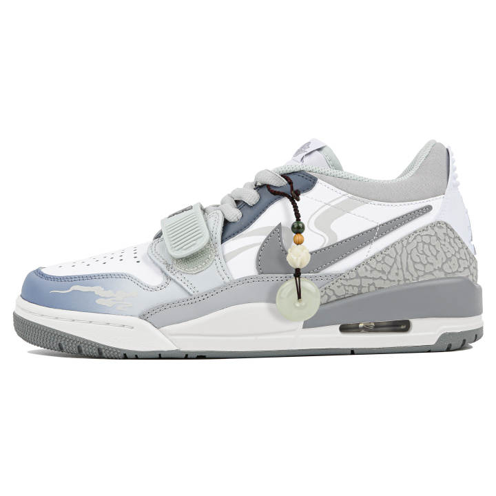 Jordan Jordan Legacy 312 Low top Skateboard Shoes Men's Blue White Gray