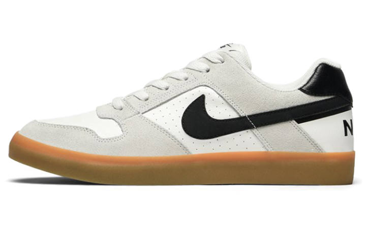 Nike Nike SB Delta Force Vulc Synthetic Leather, Split Cow Leather Coverage Slip Resistant Low top Skateboard Shoes Unisex