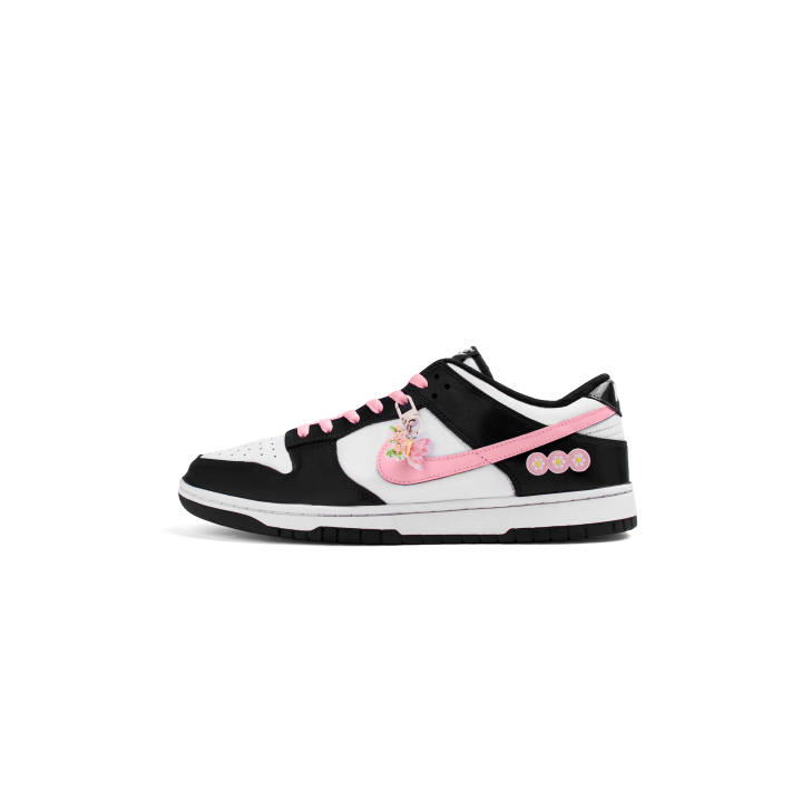 Nike Nike Dunk Abrasion Resistant Low top Skateboard Shoes Unisex Black